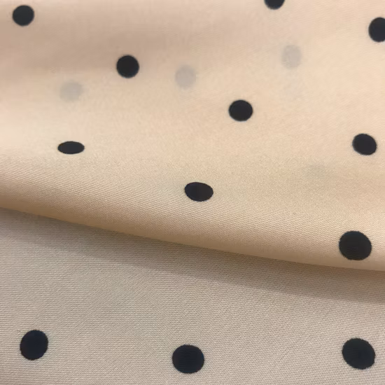 Tecido estampado chiffon 100% poliéster para vestidos e roupas